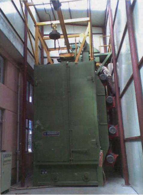 電動(dòng)葫蘆四拋投拋丸機